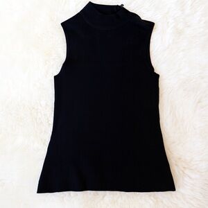 Suzy shirt soft sleeveless top women’s medium in black